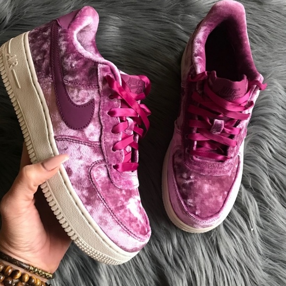 crushed velvet nike air force 1